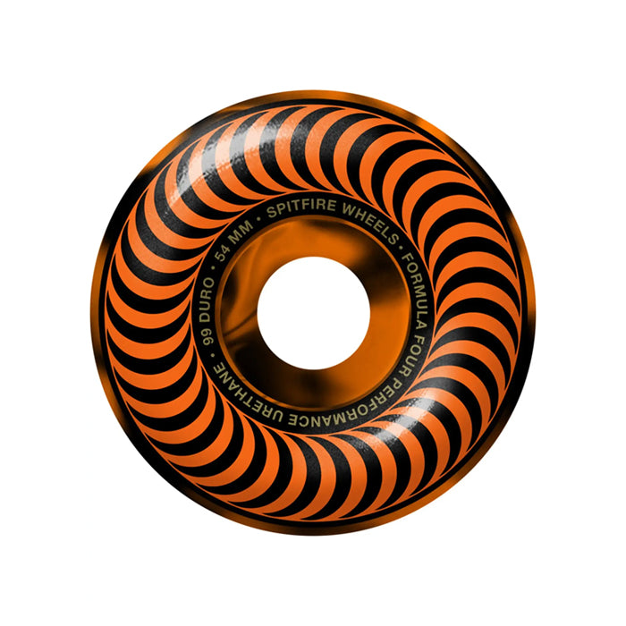 SPITFIRE WHEELS(スピットファイア ウィール)| DEVIL'S NIGHT FORMULA FOUR CLASSIC / BLACK ORANGE - 54MM 99DU | スノーボード・スケートボードのTACTICS JAPAN