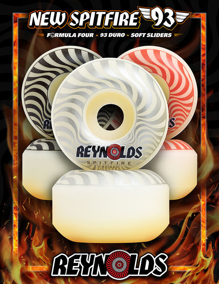 F4 REYNOLDS SOFT SLIDERS CLASSIC - 52mm 93DU