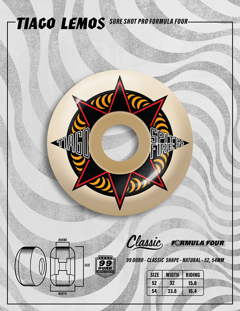 FORMULA FOUR TIAGO SURE SHOT - 52mm / 54mm 99DU