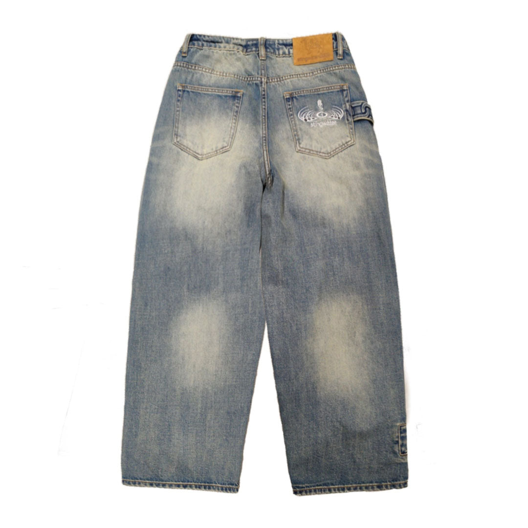 STINGWATER(スティングウォーター)| BIG GROE JEANS / DIRTY BLUE | スノーボード・スケートボードのTACTICS JAPAN
