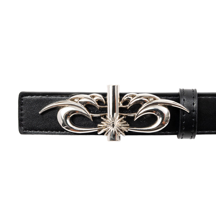 STINGWATER(スティングウォーター)| MOSES STUDDED THIN BELT / CHROME | スノーボード・スケートボードのTACTICS JAPAN