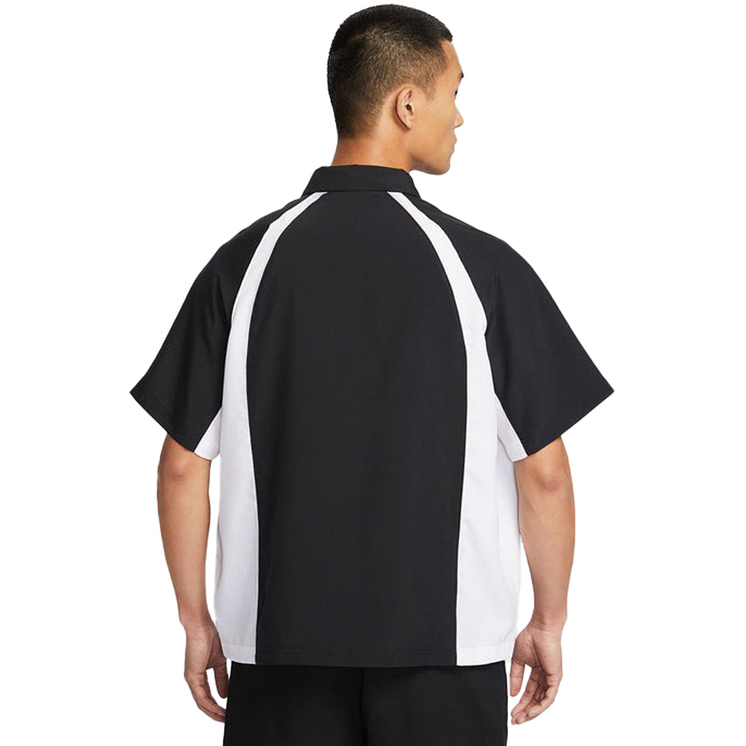 NIKE SB(ナイキ スケートボーディング)| NIKE SB DRI-FIT WOVEN SHORT-SLEEVE BOWLER SHIRT / BLACK | スノーボード・スケートボードのTACTICS JAPAN