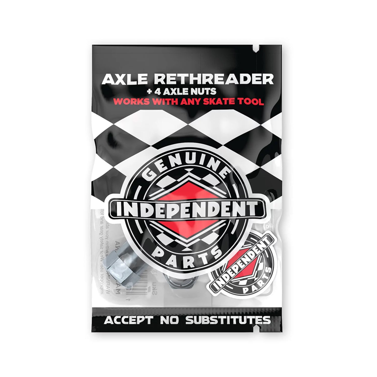 INDEPENDENT TRUCKS(インディペンデント)| スケートボード アクセルナット AXLE RETHREADER | スノーボード・スケートボードのTACTICS JAPAN|