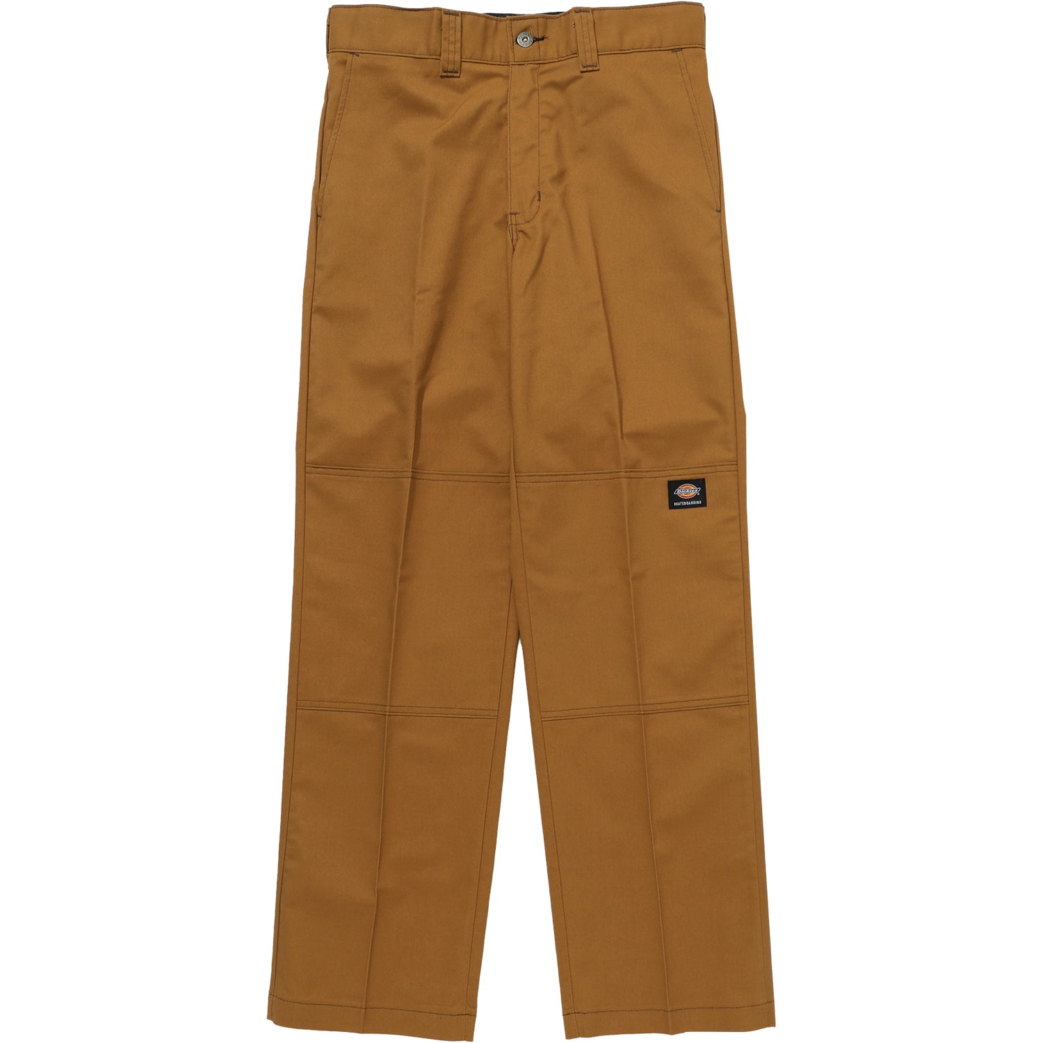 SKATEBOARDING DOUBLE KNEE TWILL PANT / BROWN DUCK