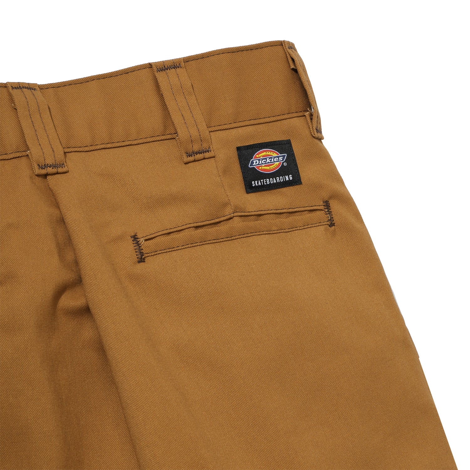 SKATEBOARDING DOUBLE KNEE TWILL PANT / BROWN DUCK