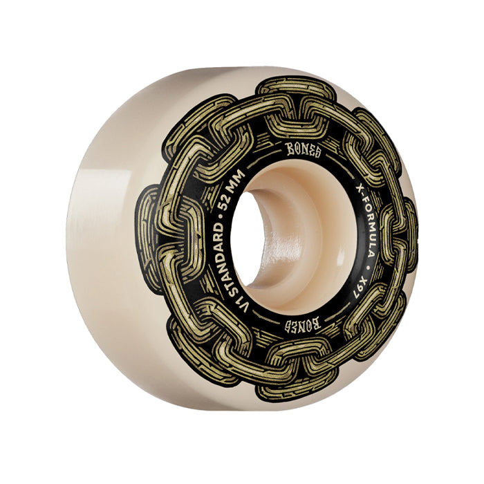 BONES(ボーンズ)| X-FORMULA GOLD CHAIN V1 STANDARD / WHITE - 52MM / 53MM / 54MM 97A | スノーボード・スケートボードのTACTICS JAPAN