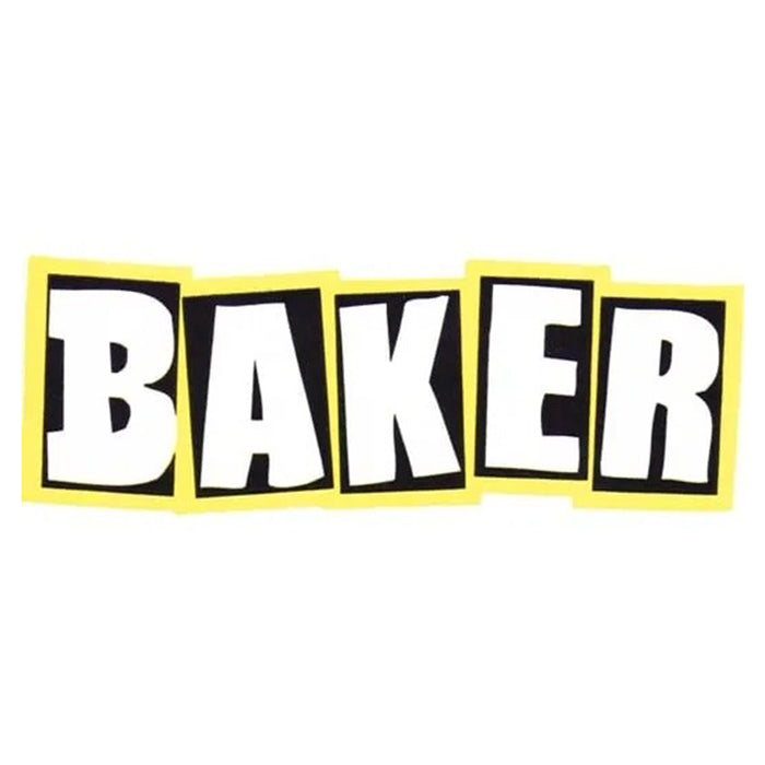 BRAND LOGO NEON STICKER / YELLOW