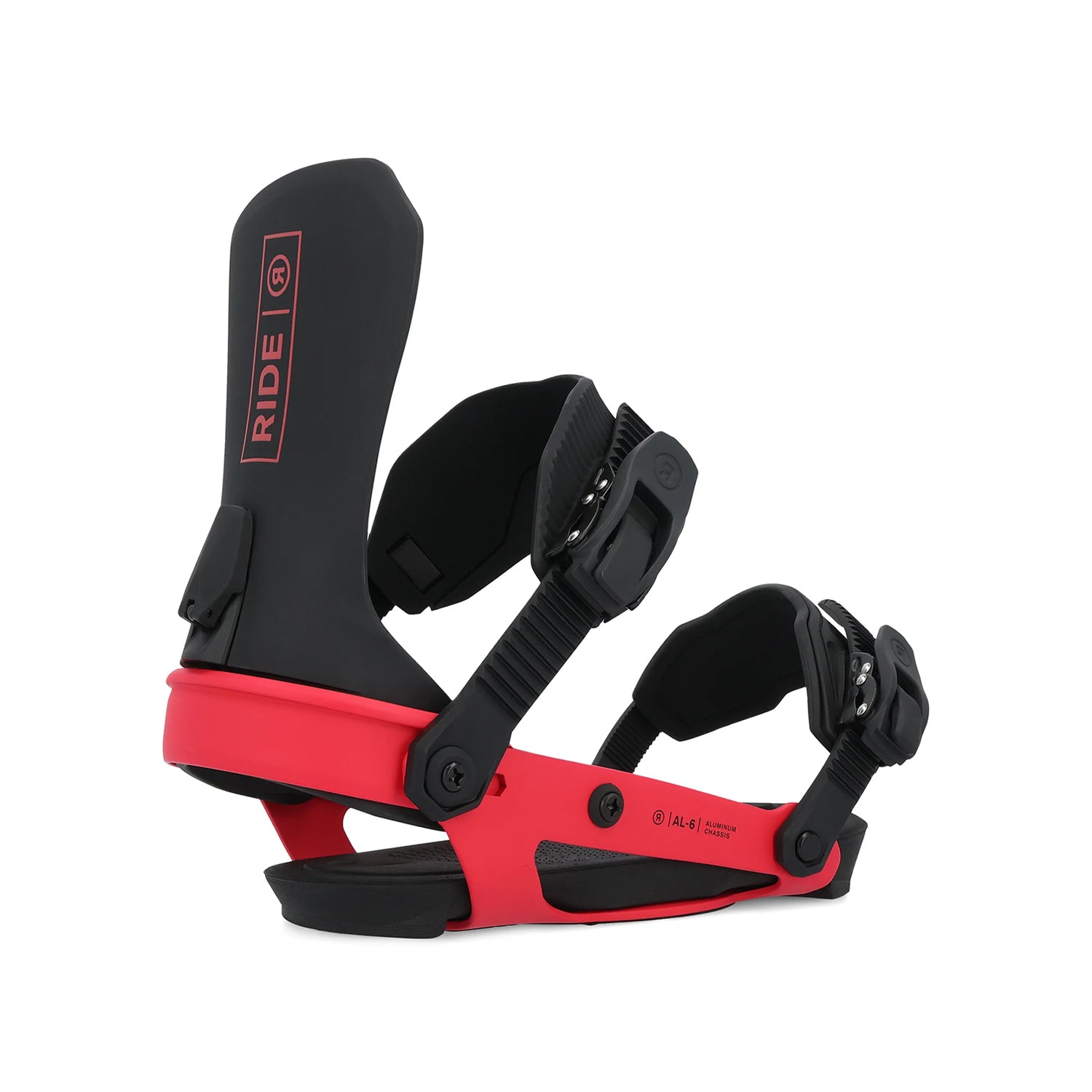 AL-6 SNOWBOARD BINDINGS 2025 / BLACK/RED