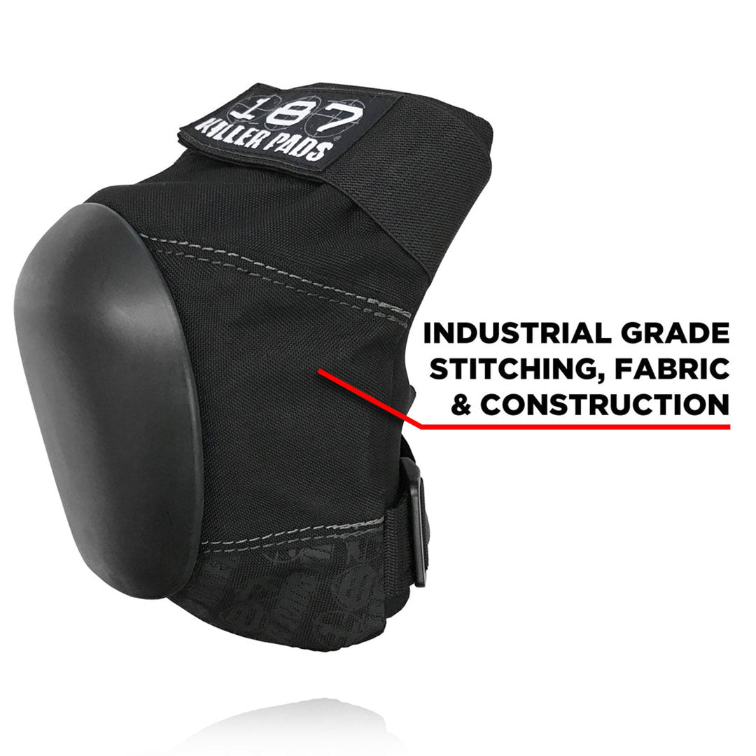 187 KILLER PAD(187 キラーパッド)| ADULT PRO KNEE PAD / BLACK | スノーボード・スケートボードのTACTICS JAPAN