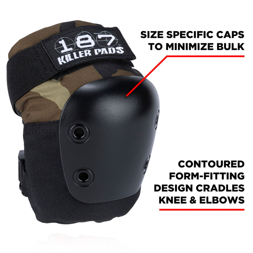 187 KILLER PADS(187 キラーパッド)|【KIDS】JUNIOR PAD SIX PACK SET / CAMO | スノーボード・スケートボードのTACTICS JAPAN