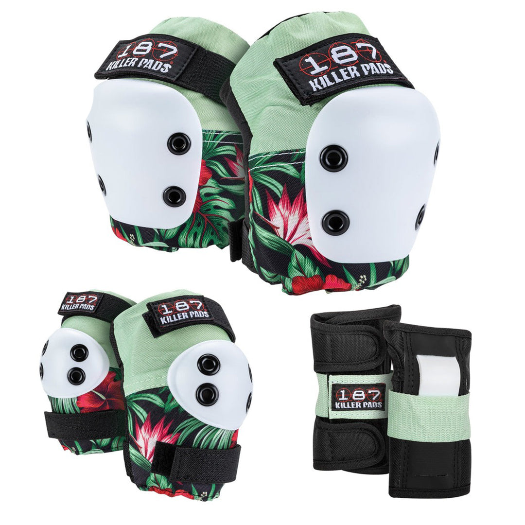 187 KILLER PADS(187 キラーパッド)| 【KIDS】 PAD SET / HIBISCUS | スノーボード・スケートボードのTACTICS JAPAN