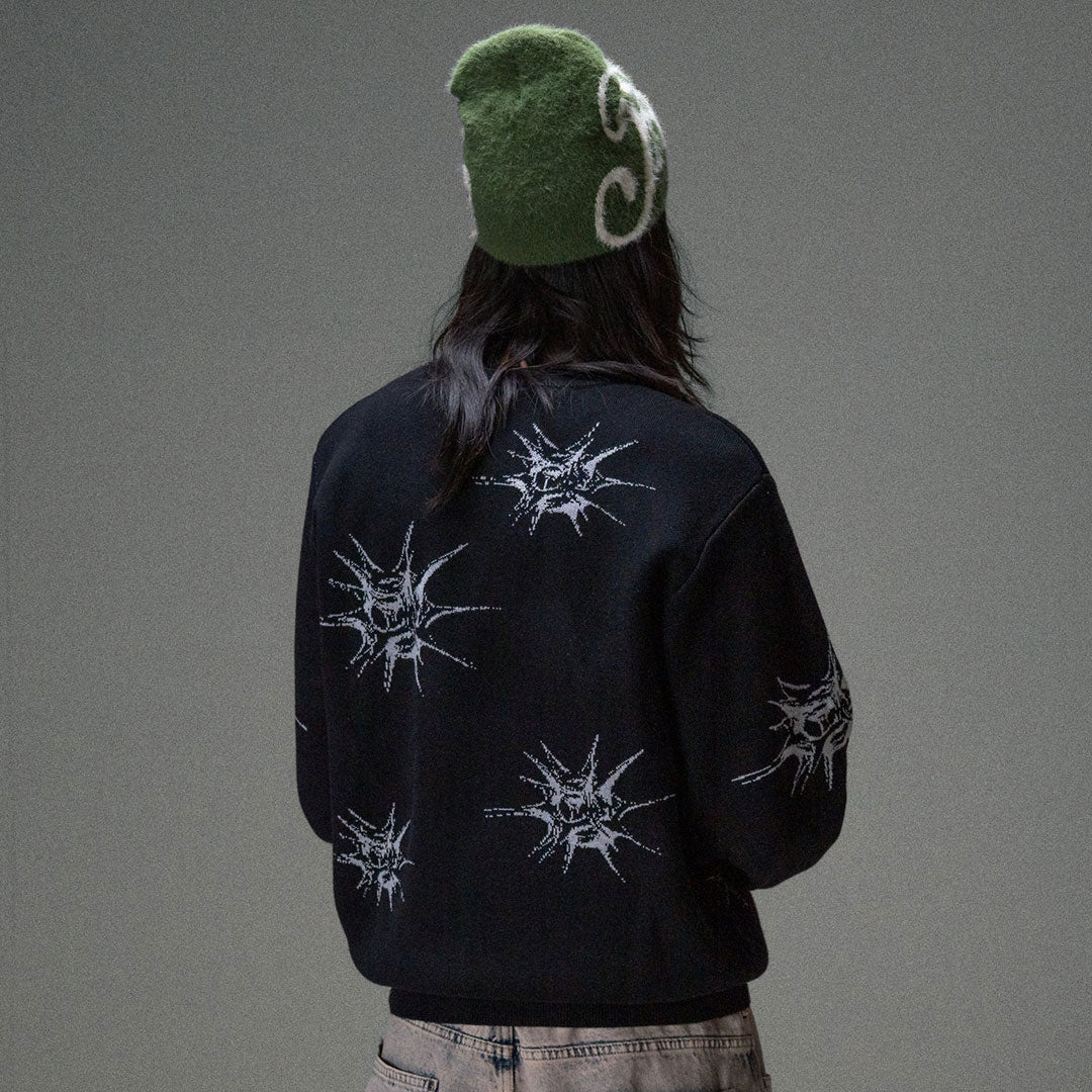 JACKER(ジャッカー)| N°1890 KNIT / BLACK | スノーボード・スケートボードのTACTICS JAPAN