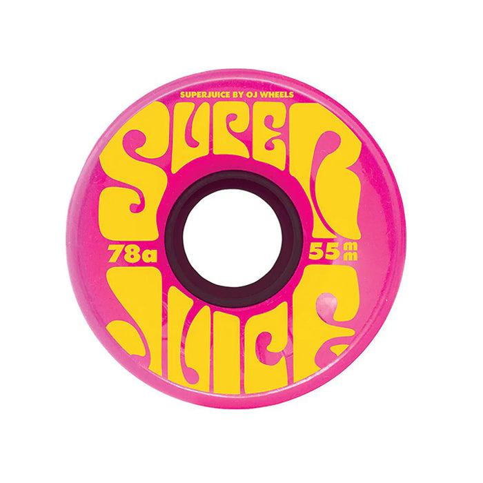 OJ WHEELS(オージェイ ウィール)| MINI SUPER JUICE / PINK - 55MM 78A | スノーボード・スケートボードのTACTICS JAPAN