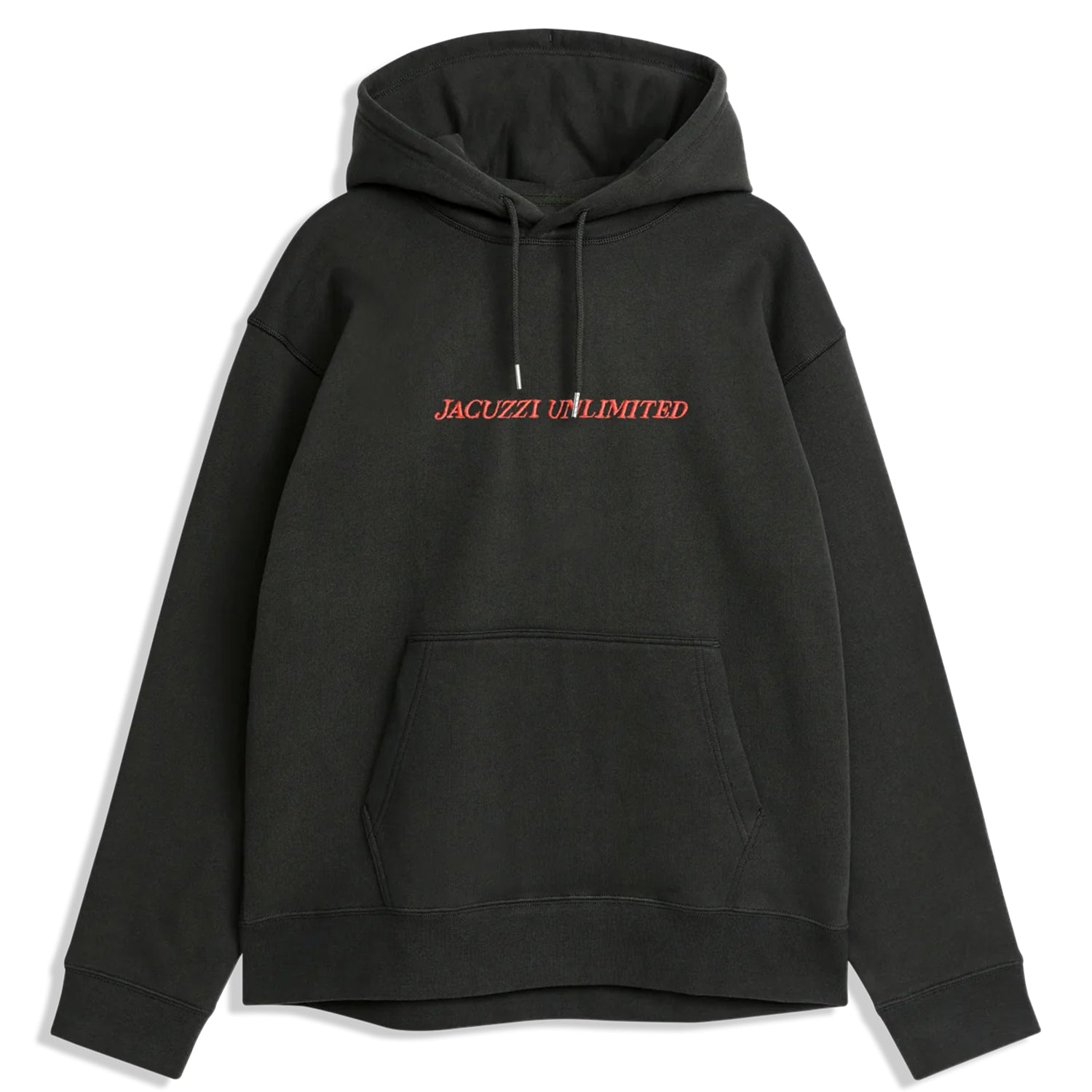 JACUZZI UNLIMITED(ジャグジー アンリミテッド)| JACUZZI EMBROIDERED P/O HOOD / BLACK | スノーボード・スケートボードのTACTICS JAPAN