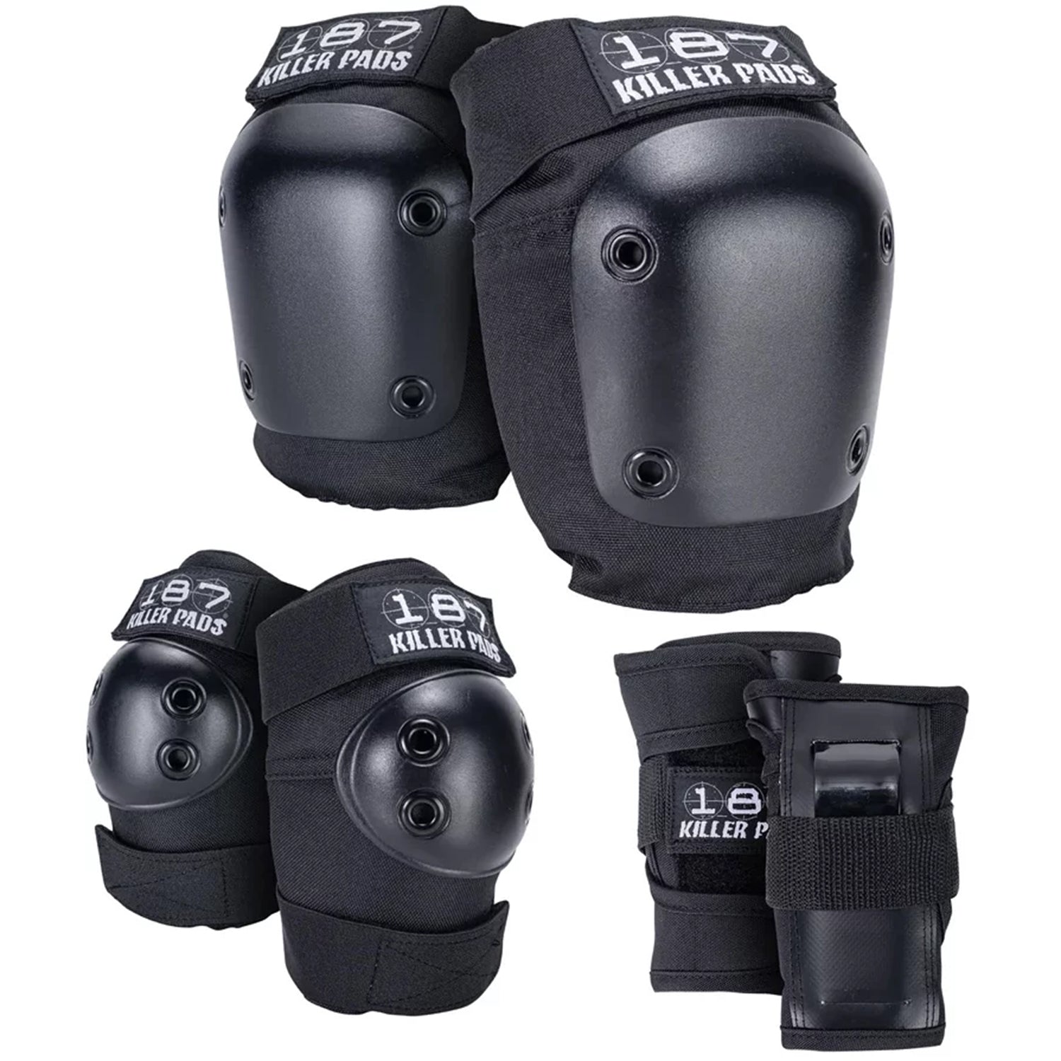 187 KILLER PADS(187 キラー パッド) | スケート プロテクター | ADULT SIX PACK / BLACK