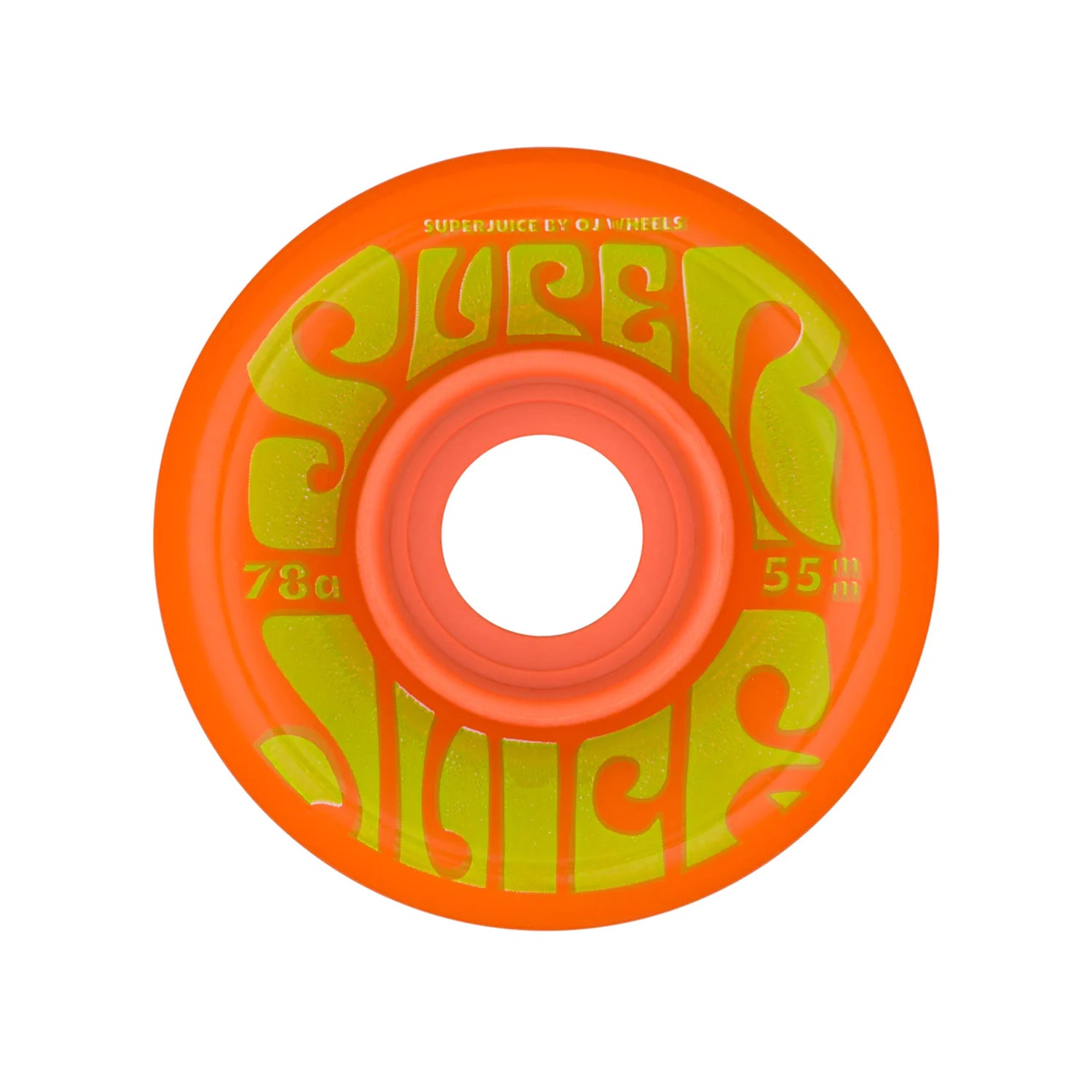 OJ WHEELS(オージェイ ウィール)| MINI SUPER JUICE ORANGE / ORANGE GREEN - 55MM 78A | スノーボード・スケートボードのTACTICS JAPAN