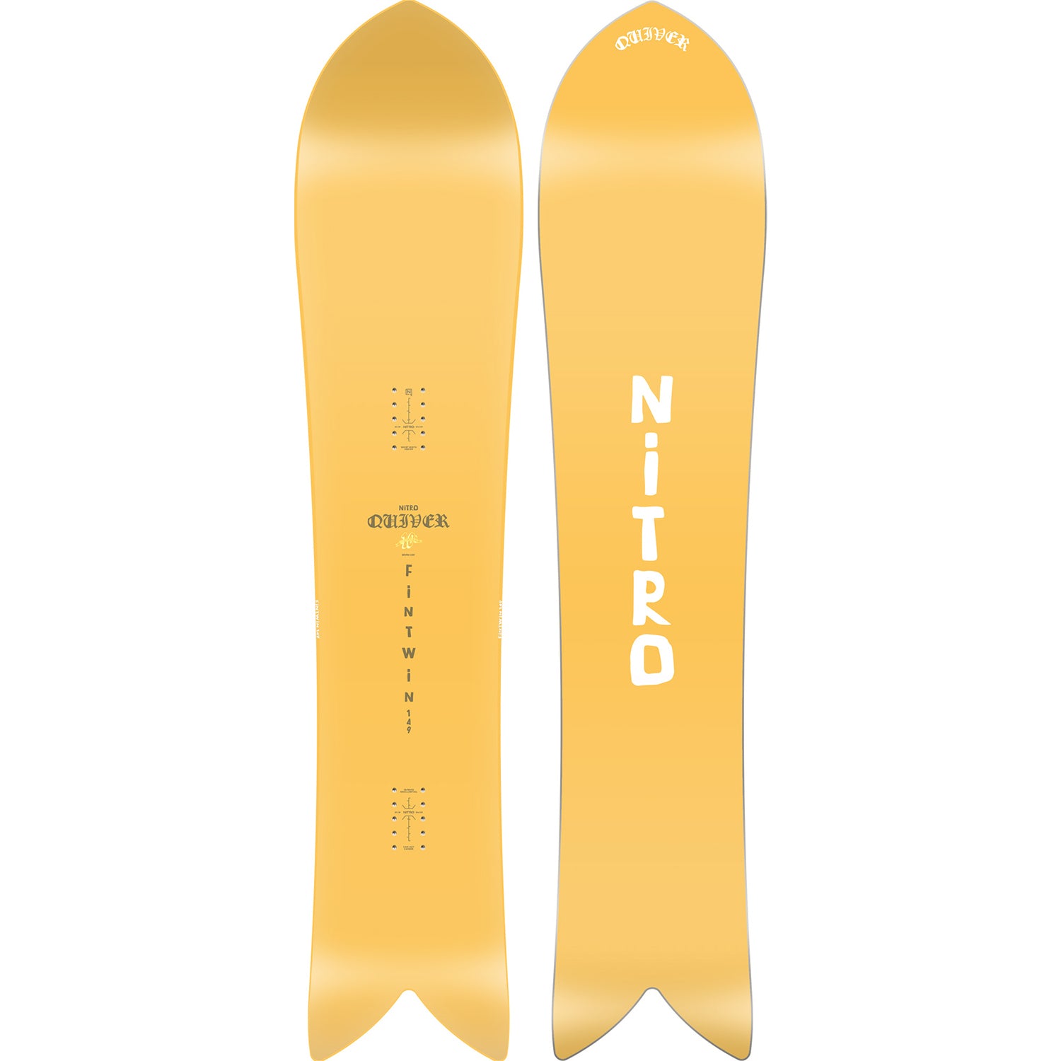 QUIVER SERIES FINTWIN SNOWBOARD 2025
