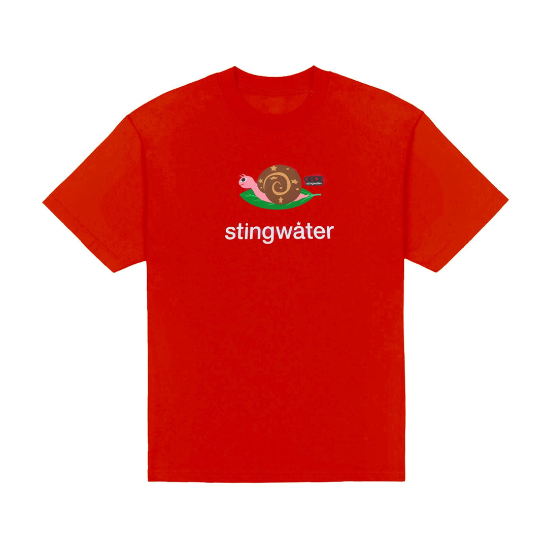 STINGWATER(スティングウォーター)| SNAIL T-SHIRT / RED | スノーボード・スケートボードのTACTICS JAPAN