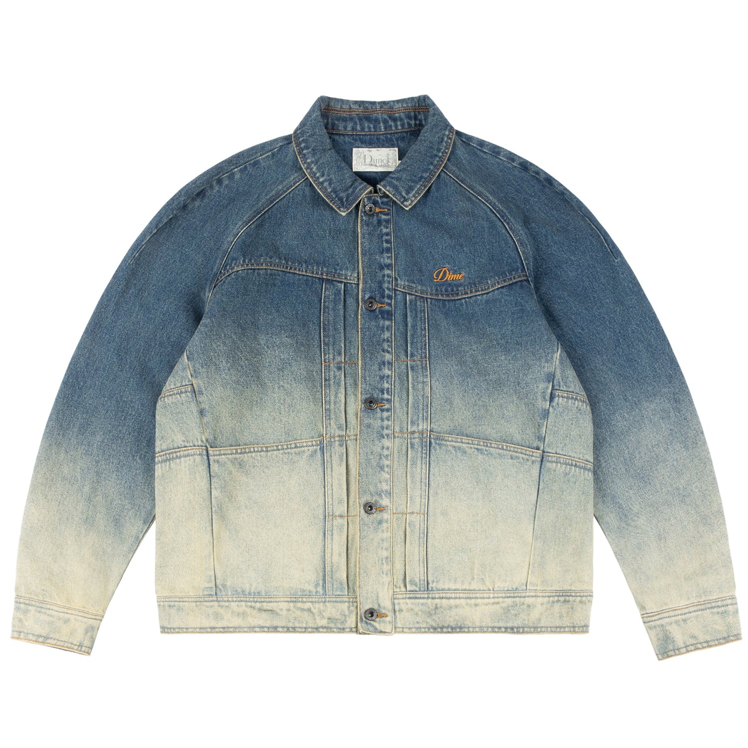 DENIM JACKET / DIPPED SANDBLASTED INDEIGO