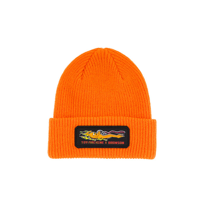 BRONSON x TOY MACHINE BEANIE / ORANGE