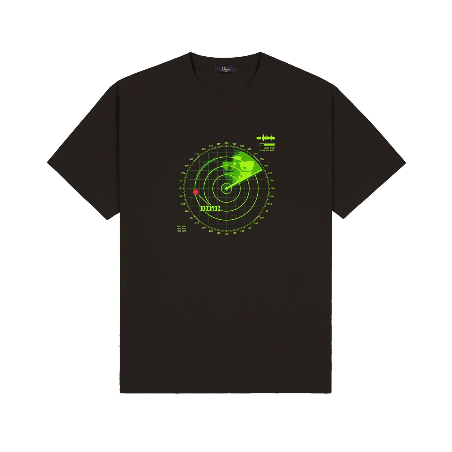 RADAR T-SHIRT / VINTAGE BLACK