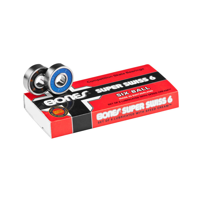 BONES BEARINGS(ボーンズ ベアリング)| SUPER SWISS 6 BEARINGS | スノーボード・スケートボードのTACTICS JAPAN