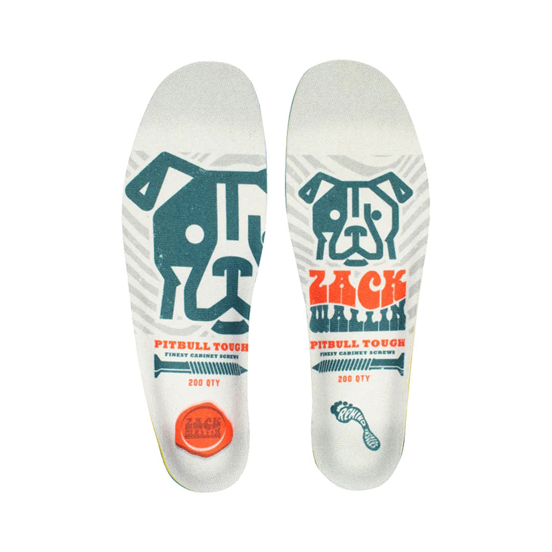 REMIND INSOLE(リマインド インソール)| DESTIN IMPACT 5MM LOW-ALL ARCH / ZACK WALLIN - PITBULL | スノーボード・スケートボードのTACTICS JAPAN