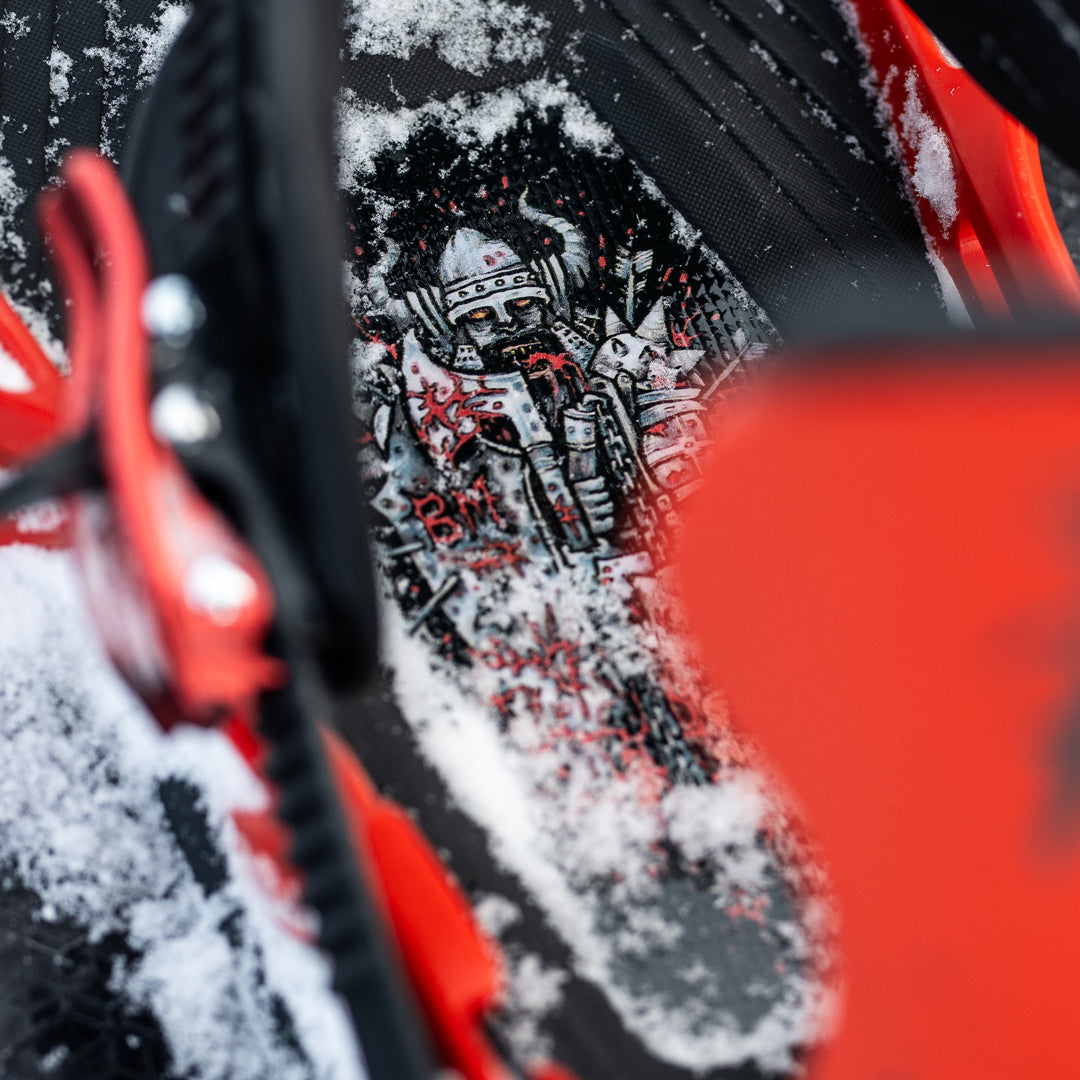 BENT METAL(ベント メタル)TRANSFER SNOWBOARD BINDINGS 2026 / RED | スノーボードのTACTICS JAPAN