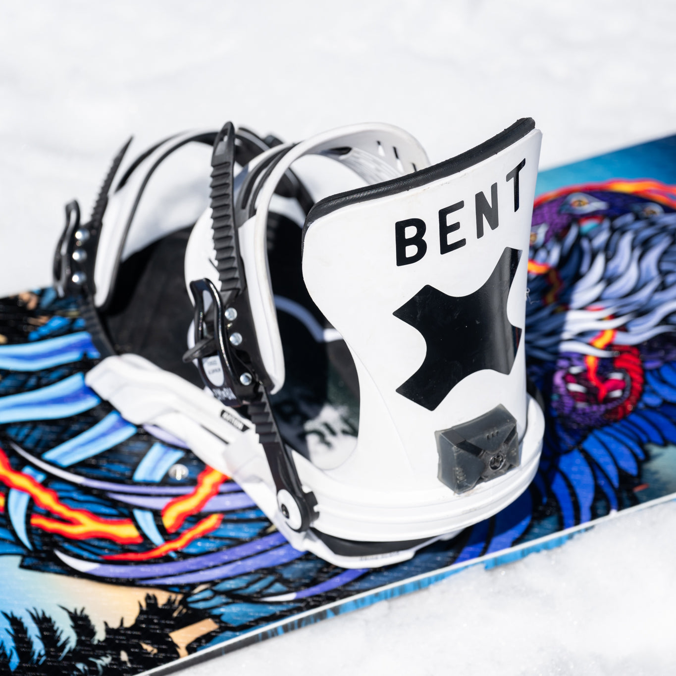 BENT METAL(ベント メタル)AXTION SNOWBOARD BINDINGS 2026 / WHITE | スノーボードのTACTICS JAPAN