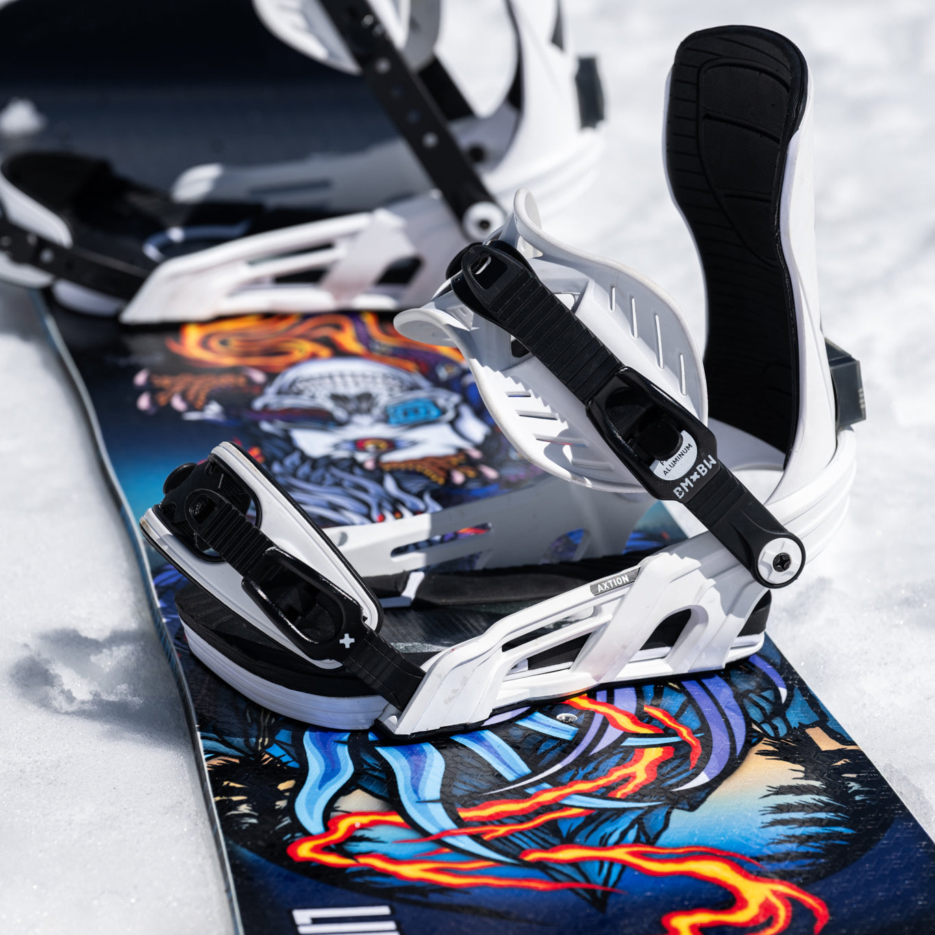 BENT METAL(ベント メタル)AXTION SNOWBOARD BINDINGS 2026 / WHITE | スノーボードのTACTICS JAPAN