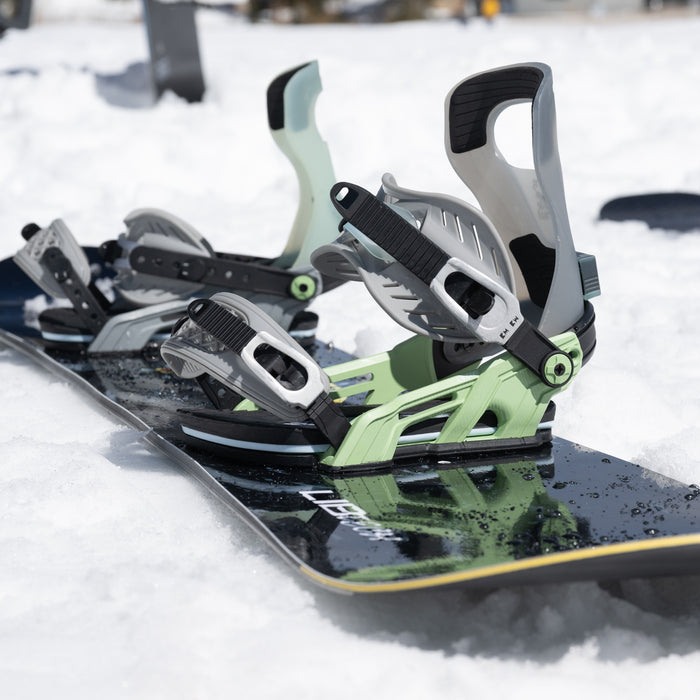 LOGIC SNOWBOARD BINDINGS 2026 / GREY GREEN