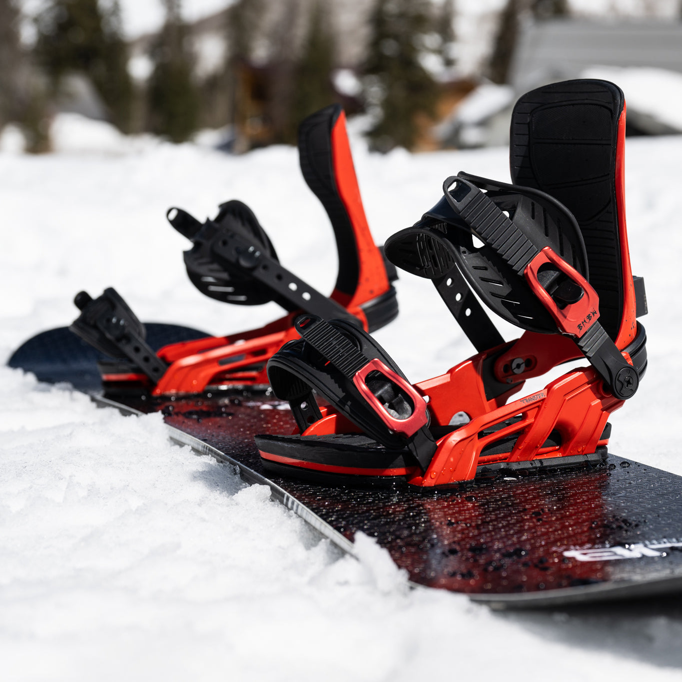 BENT METAL(ベント メタル)TRANSFER SNOWBOARD BINDINGS 2026 / RED | スノーボードのTACTICS JAPAN