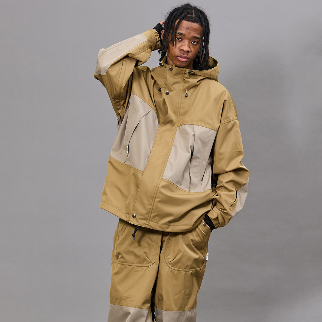 UNFRM(ユニフォーム)| 2WAY MILITARY STORM JACKET / COYOTE/SAND | スノーボード・スケートボードのTACTICS JAPAN