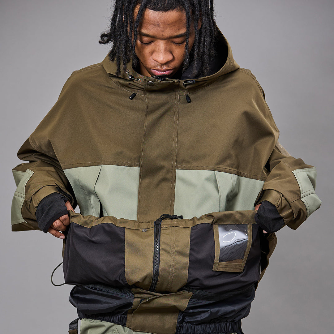 UNFRM(ユニフォーム)| 2WAY MILITARY STORM JACKET / OLIVE/SAGE | スノーボード・スケートボードのTACTICS JAPAN