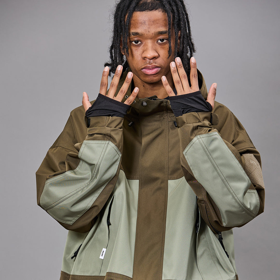 UNFRM(ユニフォーム)| 2WAY MILITARY STORM JACKET / OLIVE/SAGE | スノーボード・スケートボードのTACTICS JAPAN