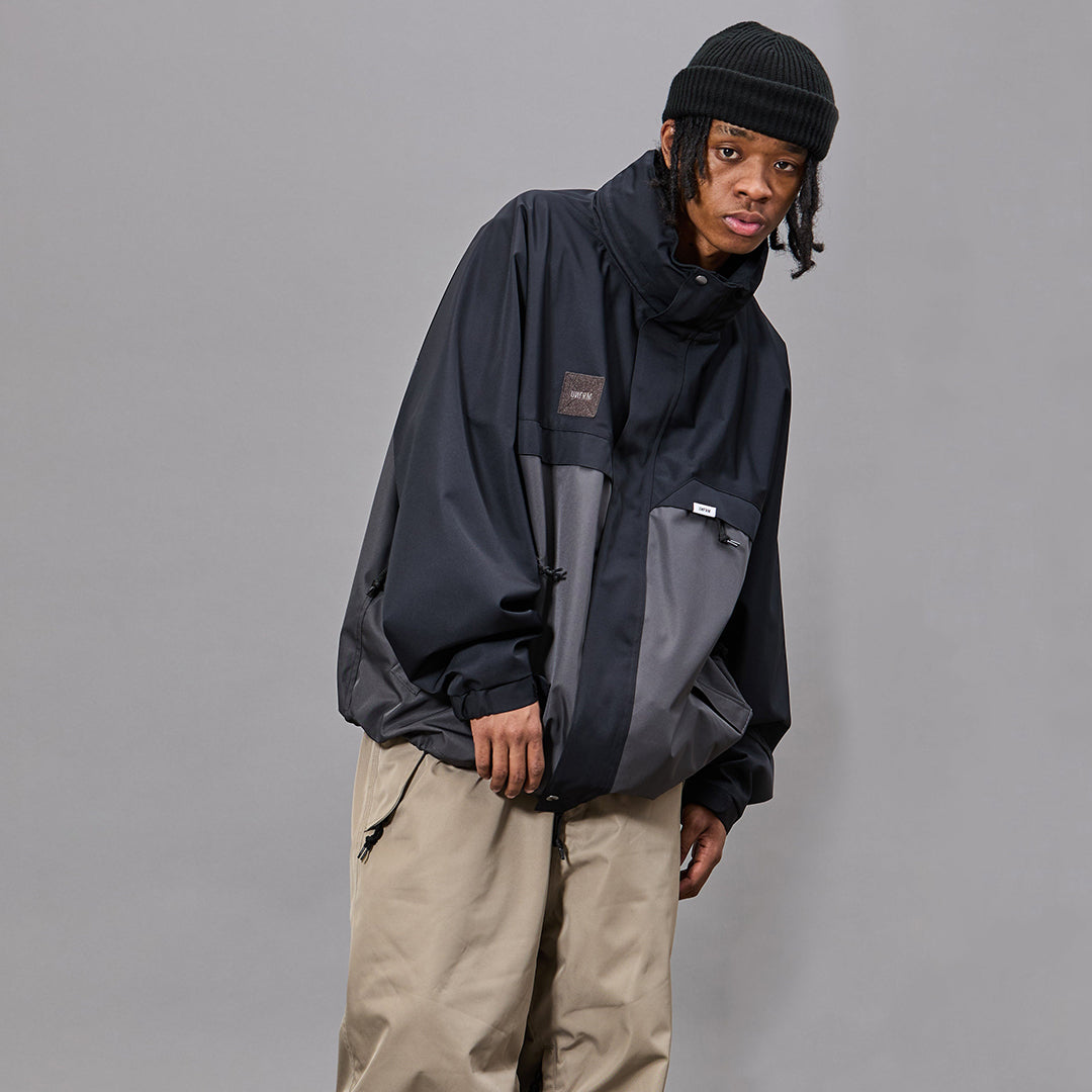 UNFRM(ユニフォーム)| 2WAY POLICEMAN JACKET / BLACK/CHARCOAL | スノーボード・スケートボードのTACTICS JAPAN