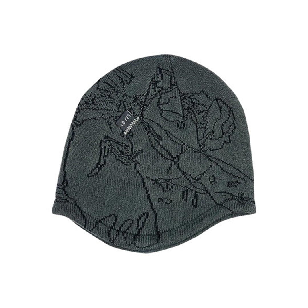 LO-RES(ローレス)| GAMBIT BEANIE / DARK GREY | スノーボード・スケートボードのTACTICS JAPAN