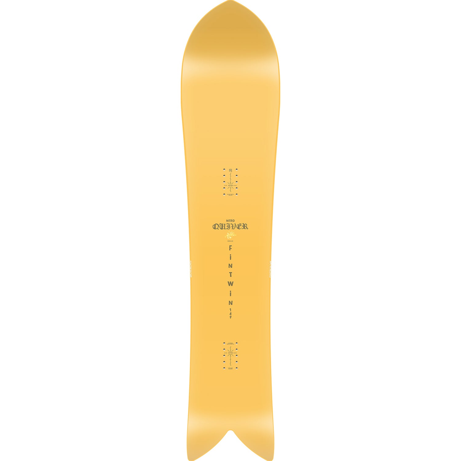 QUIVER SERIES FINTWIN SNOWBOARD 2025