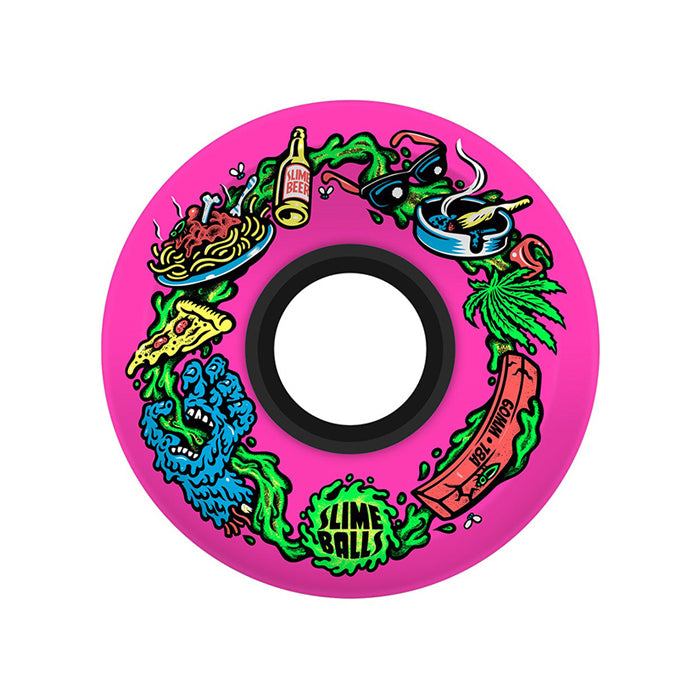 SLIME BALLS(スライム ボール)| SCARF BALLS OG SLIME / PINK - 60MM 78A | スノーボード・スケートボードのTACTICS JAPAN