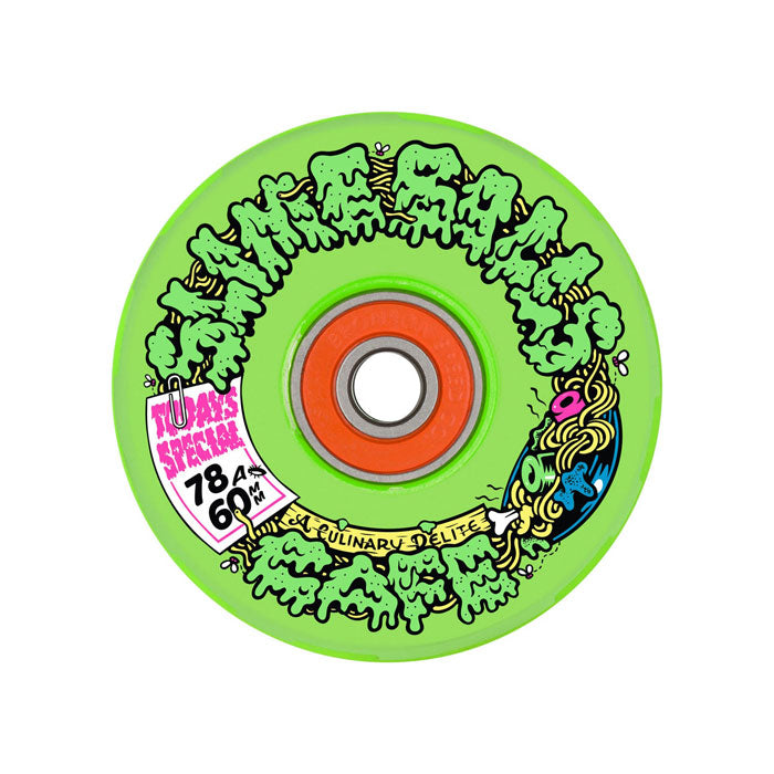 SLIME BALLS WHEELS(スライム ボール ウィール)| SB CAFE LIGHT UPS SKATEBOARD WHEELS - 60MM 78A | スノーボード・スケートボードのTACTICS JAPAN