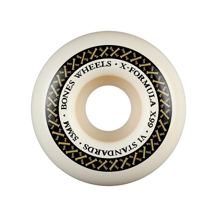 BONES(ボーンズ)| X-FORMULA V1 STANDARD SKATEBOARD WHEELS - 53MM 99A | スノーボード・スケートボードのTACTICS JAPAN