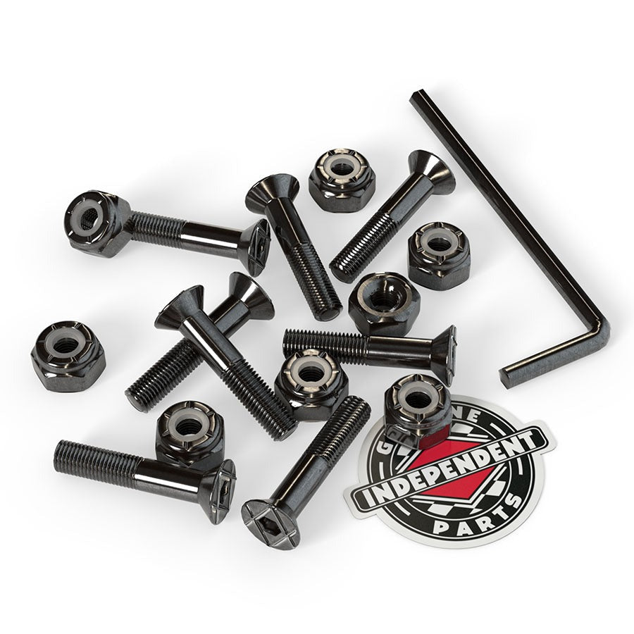 INDEPENDENT TRUCKS(インディペンデント)| スケートボード ビス | HARDWARE 7/8 ALLEN BLACK | スノーボード・スケートボードのTACTICS JAPAN