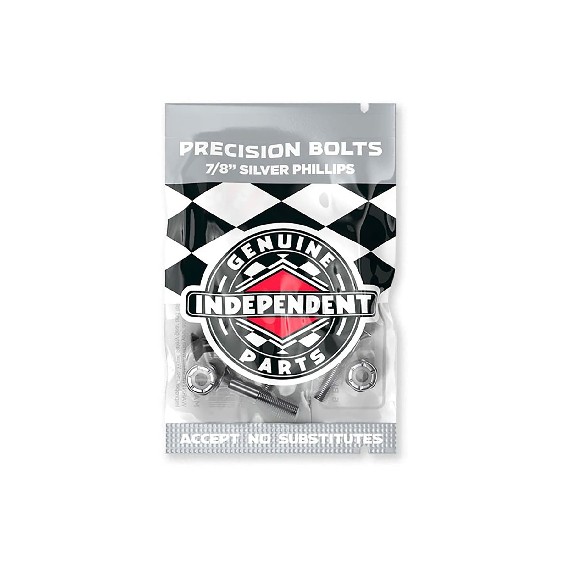 INDEPENDENT TRUCKS(インディペンデント)| スケートボード ビス | HARDWARE 7/8 PHILLIPS BLACK/SILVER | スノーボード・スケートボードのTACTICS JAPAN