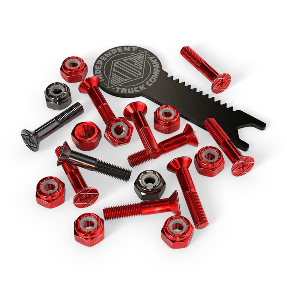 INDEPENDENT TRUCKS(インディペンデント)| スケートボード ビス | HARDWARE W TOOL 1 PHILLIPS RED/BLACK | スノーボード・スケートボードのTACTICS JAPAN | スノーボード・スケートボードのTACTICS JAPAN