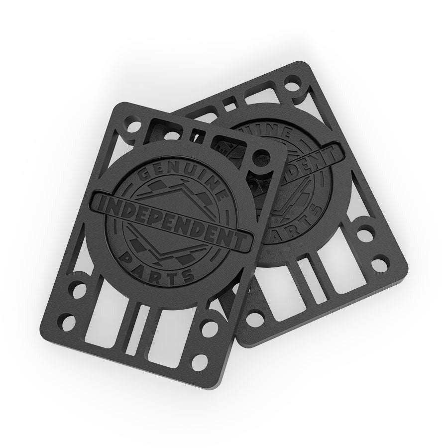INDEPENDENT TRUCKS(インディペンデント トラック)| RISER PADS 1/8 BLACK | スノーボード・スケートボードのTACTICS JAPAN