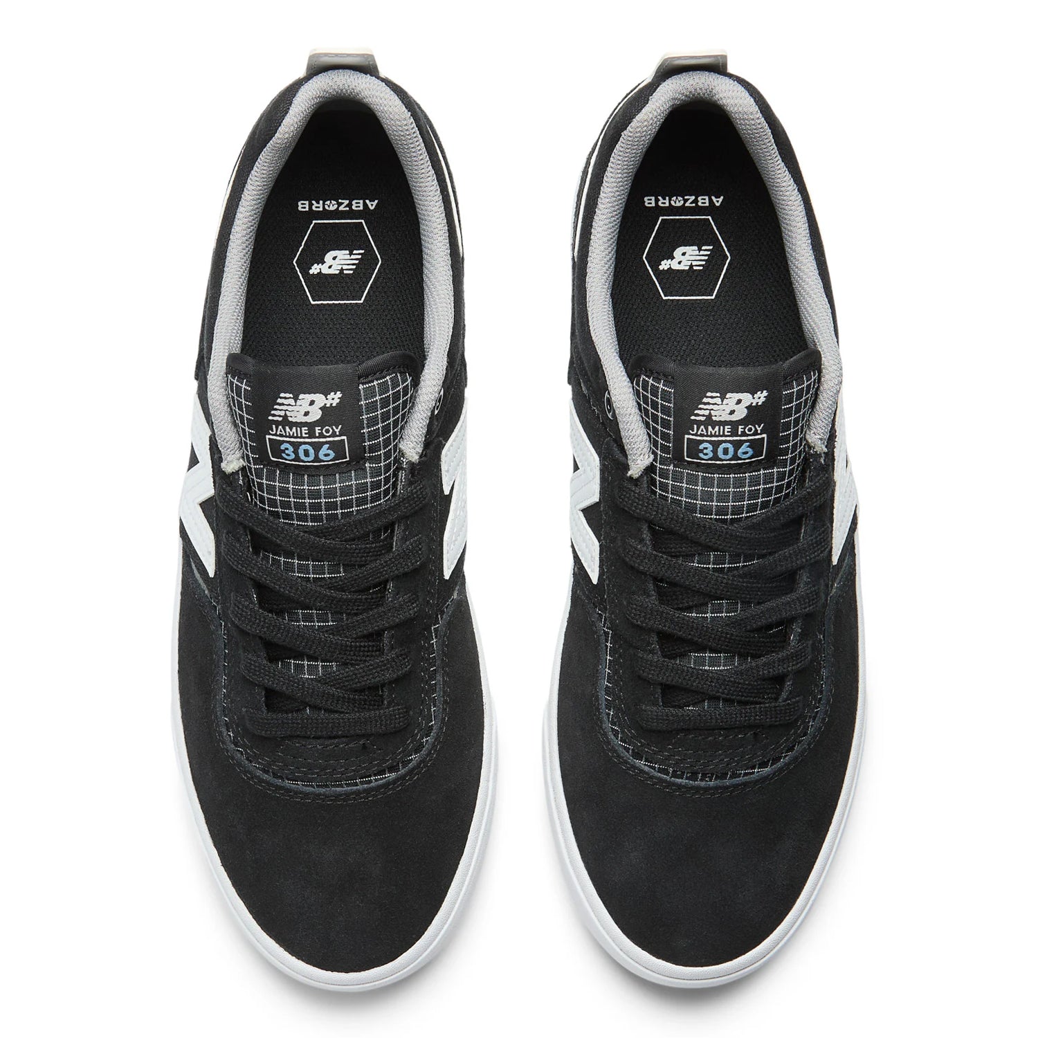 NEW BALANCE NUMERIC(ニューバランスヌメッリク)| NM306GRD JAMIE FOY / BLACK WITH WHITE | スノーボード・スケートボードのTACTICS JAPAN