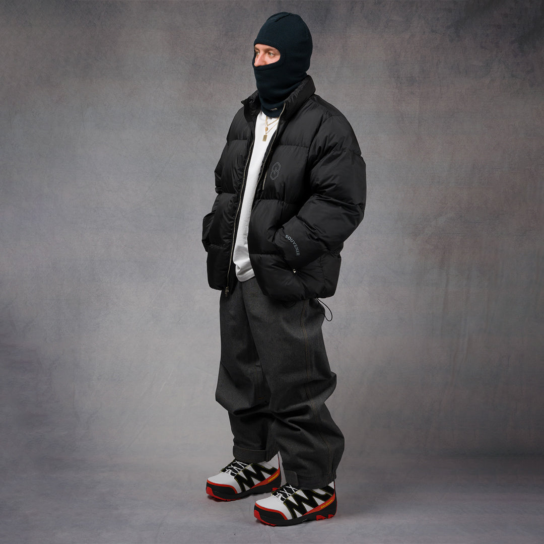 SOUVENIR SNOWBOARDING (スーベニア スノーボーディング)| EVERYDAY PUFFER 2026 / BLACK | スノーボード・スケートボードのTACTICS JAPAN