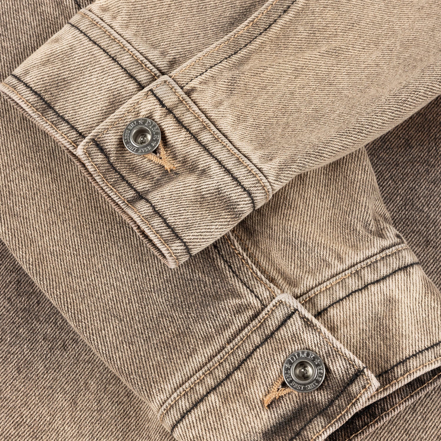 DENIM JACKET / DIPPED SADBLASTER BROWN