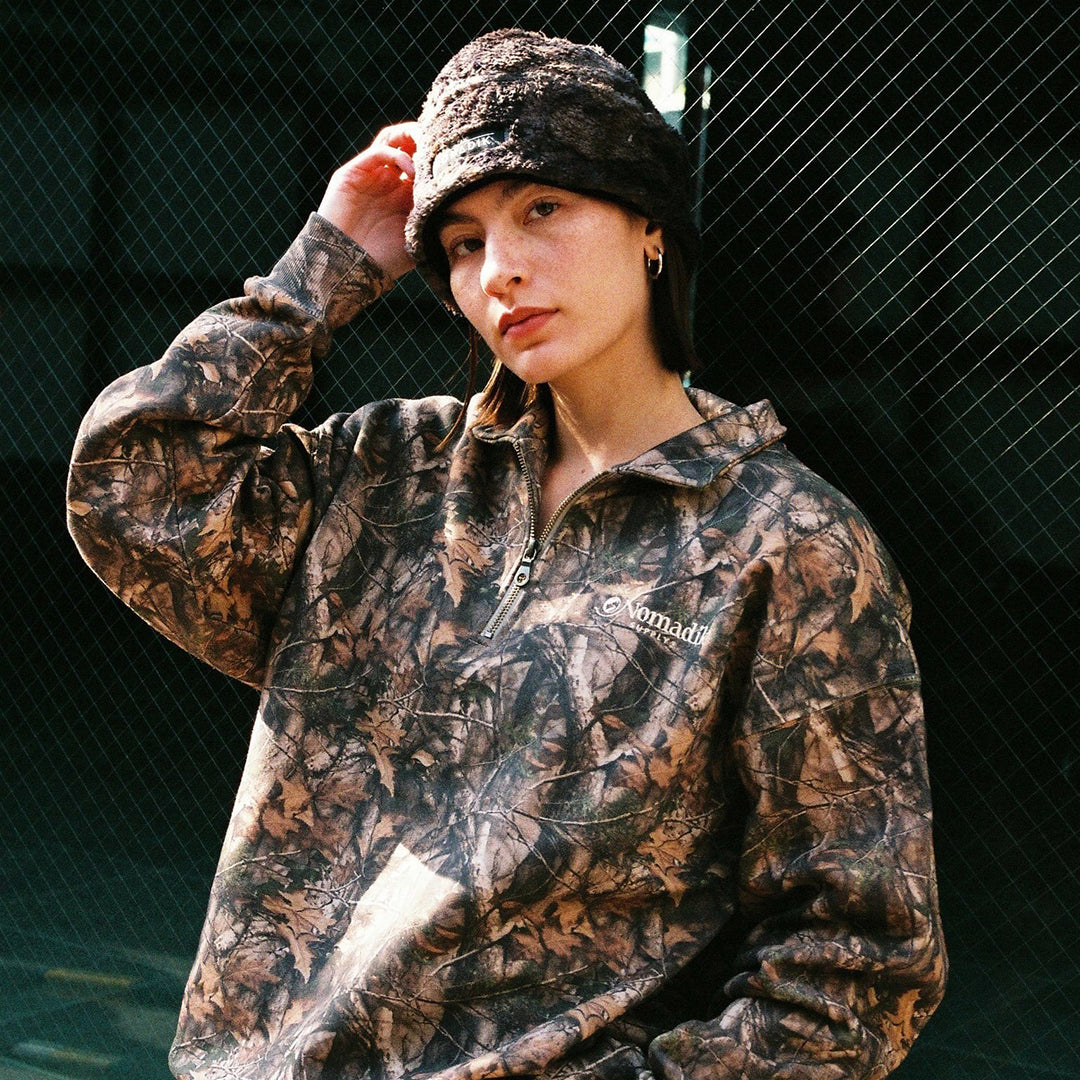 NOMADIK(ノマディック)| HALFZIP CREW / REALTREE CAMO | スノーボード・スケートボードのTACTICS JAPAN