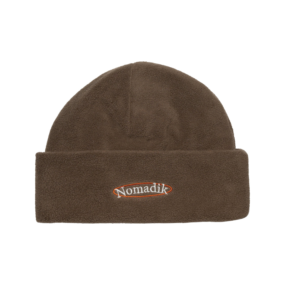 NOMADIK(ノマディック)| FLEECE BEANIE 2026 / BROWN | スノーボード・スケートボードのTACTICS JAPAN